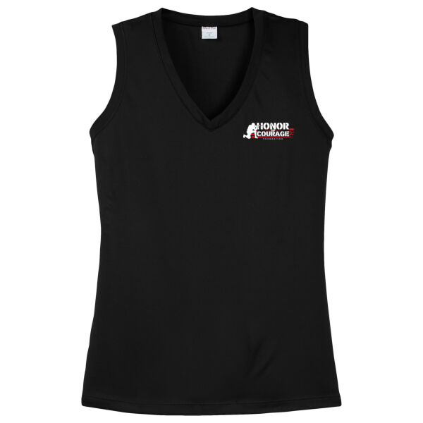 LC - Women's Sleeveless PosiCharge ® Competitor V Neck Tee Thumbnail